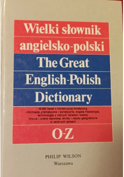 Wielki słownik polsko  -  angielski P  -  Ż