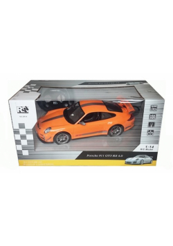 Porsche 911 GT3 RS zdalnie sterowane skala 1:14 pomarańczowe