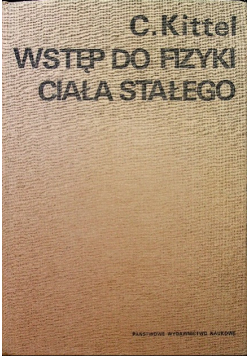 Wstęp do fizyki ciała stałego