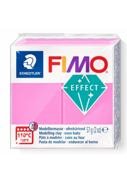 Masa termoutwardzalna Fimo 57g neon różowy