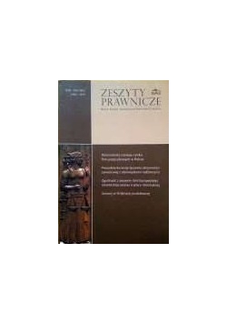 Zeszyty prawnicze biura analiz sejmowych