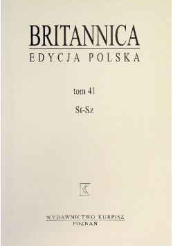 Britannica Edycja polska Tom 41 St - Sz