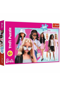 Puzzle 160 Barbie i jej świat TREFL