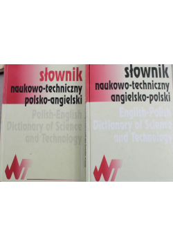 Słownik naukowo techniczny angielsko polski Tom 1 i 2