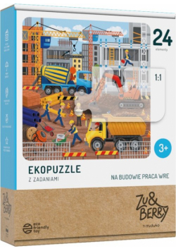Na budowie praca wre  Ekopuzzle z zadaniami