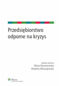 Przedsiębiorstwo odporne na kryzys