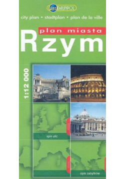 Rzym Plan miasta 1: 12 000