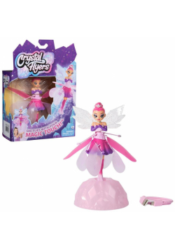 Crystal Flyers Latającą wróżka 15cm różowa