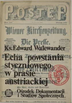Echa powstania styczniowego w prasie austriackiej