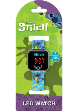Zegarek LED z kalendarzem Lilo & Stich LAS4038