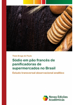 Sódio em pão francês de panificadoras de supermercados no Brasil
