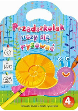 Przedszkolak uczy się rysować