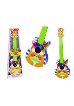 Gitara rockowa regulacja strun piesek kolorowa