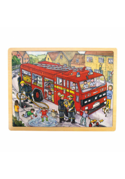 Puzzle Wóz strażacki 24 elementów