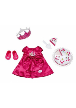 Ubranko dla lalki Baby born Deluxe Happy Birthday