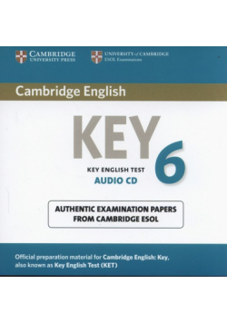 Cambridge English Key 6 Audio CD