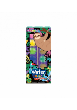 Farby akwarelowe mała pastylka Colorino wildkid 12 kolorów