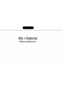 My i historia 4 Plansze dydaktyczne, Wydawnictwo Szkolne PWN