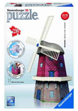 Puzzle 3D Młyn