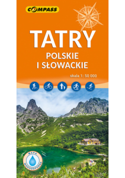 Tatry Polskie i Słowackie - mapa laminowana 1:50 000