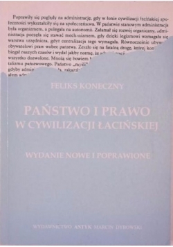 Państwo i Prawo w cywilizacji łacińskiej