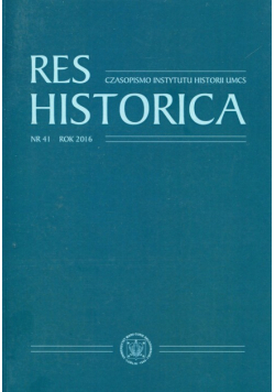 Res Historica Tom 41