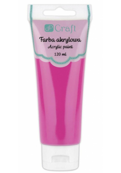 Farba akrylowa ciemnoróżowa 120ml