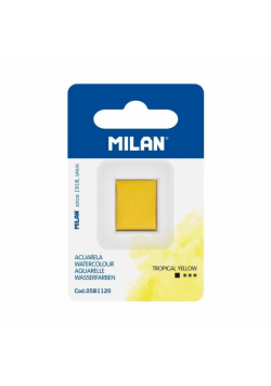 Farba akwarelowa w kostce tropikalny żółty MILAN