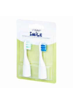 Końcówki do szczoteczki Vitammy Smile 2 sztuki niebiesko-zielone