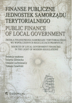 Finanse publiczne jednostek samorządu terytorialnego