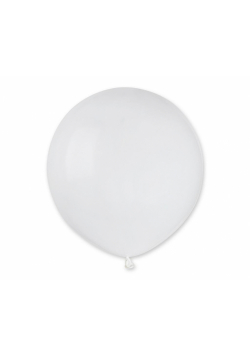 Balony pastelowe białe 48cm 25szt
