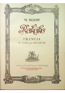 Rokoko Francja w XVIII - tym stuleciu 1932 r.