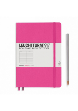 Notes Medium Leuchtturm1917 w linie różowy