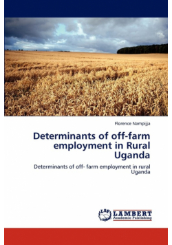 Determinants of off-farm employment in Rural Uganda