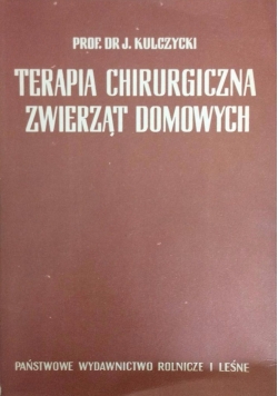 Terapia chirurgiczna zwierząt domowych, 1950 r.
