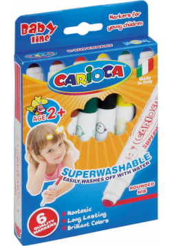 Pisaki Super Baby 6 kolorów