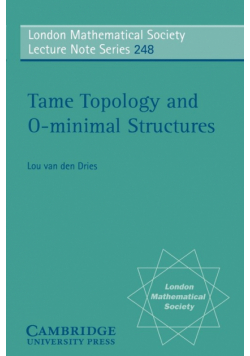 Tame Topology and O-Minimal Structures