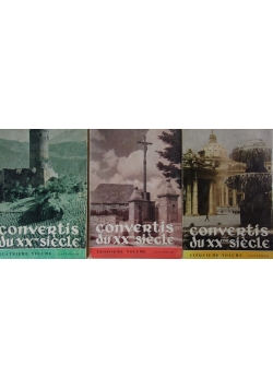 Convertis du XX siecle zestaw 3 książek