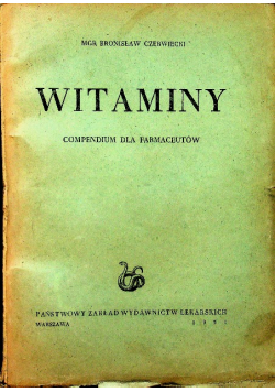 Witaminy compendium dla farmaceutów