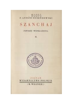 Szanchaj, 1937r.