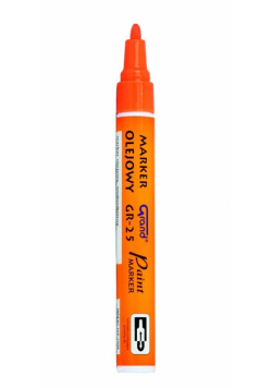 Marker olejowy Grand GR-25 pomarańczowy 12 sztuk