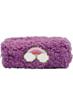 Piórnik teddy fioletowy STnux