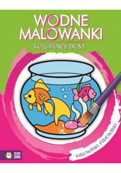 Kolorowy dom Wodne malowanki