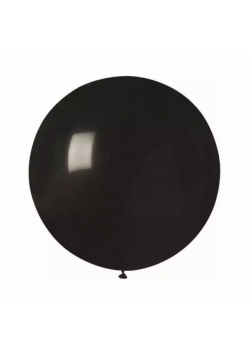 Balon gigant pastel kula czarna 0.75m