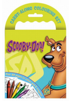 Kolorowanka z kredkami Scooby Doo