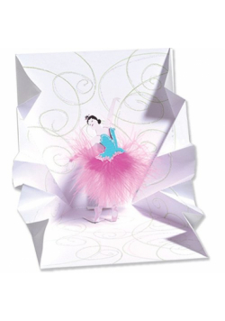 Kartki 3D Ballerina