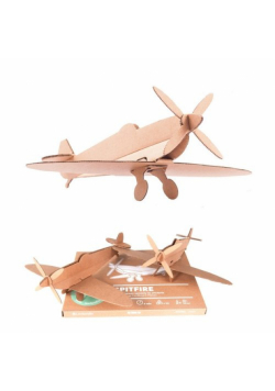 Spitfire dwa małe samoloty z tektury do składania DIY