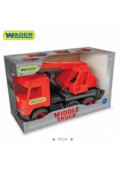 Middle Truck Dźwig czerwony w kartonie