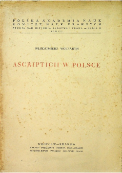 Ascripticii w Polsce