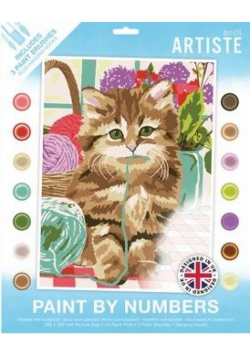 Malowanie po numerach - Cute Kitten
